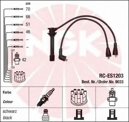 NGK 9033 Ignition cable kit 9033