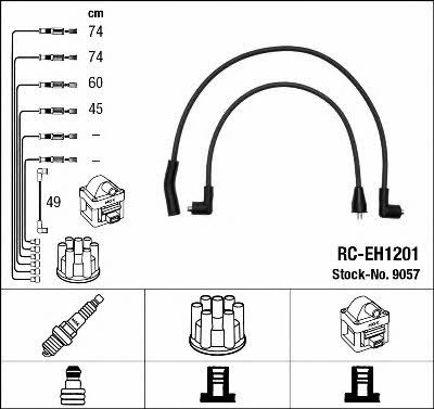 NGK 9057 Ignition cable kit 9057