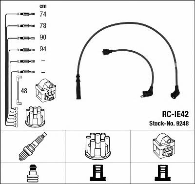 NGK 9248 Ignition cable kit 9248