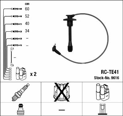 NGK 9616 Ignition cable kit 9616