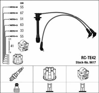 NGK 9617 Ignition cable kit 9617