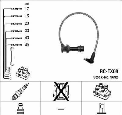 NGK 9692 Ignition cable kit 9692