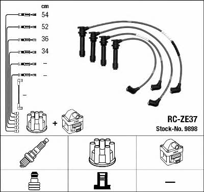 NGK 9898 Ignition cable kit 9898