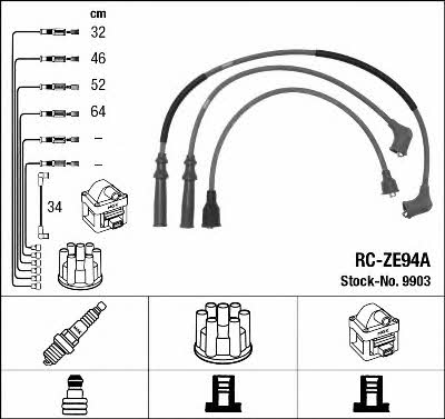 NGK 9903 Ignition cable kit 9903