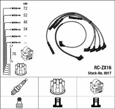 NGK 9917 Ignition cable kit 9917
