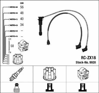NGK 9920 Ignition cable kit 9920