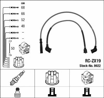 NGK 9922 Ignition cable kit 9922