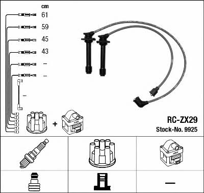 NGK 9925 Ignition cable kit 9925