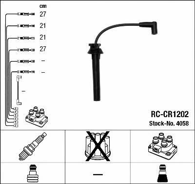 NGK 4058 Ignition cable kit 4058