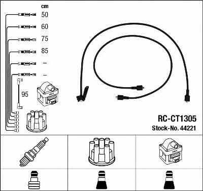 NGK 44221 Ignition cable kit 44221