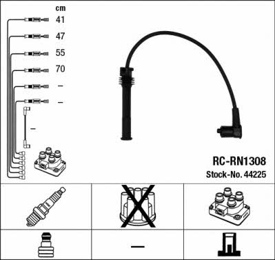 NGK 44225 Ignition cable kit 44225