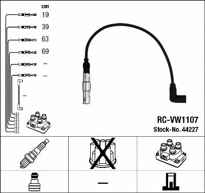 NGK 44227 Ignition cable kit 44227