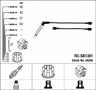 NGK 44246 Ignition cable kit 44246