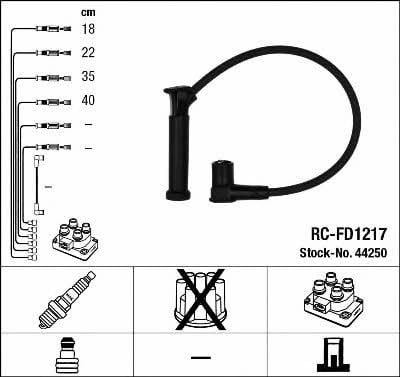 NGK 44250 Ignition cable kit 44250