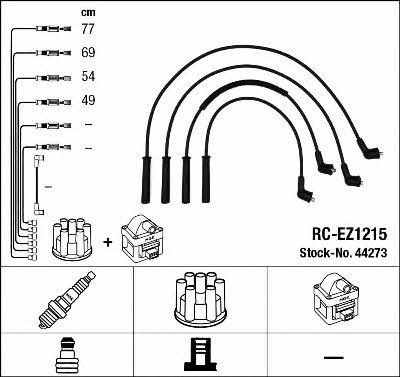 NGK 44273 Ignition cable kit 44273