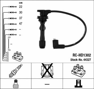 NGK 44327 Ignition cable kit 44327