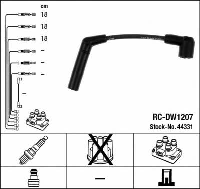 NGK 44331 Ignition cable kit 44331