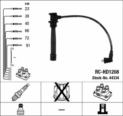 NGK 44334 Ignition cable kit 44334
