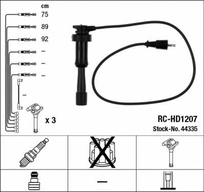 NGK 44335 Ignition cable kit 44335