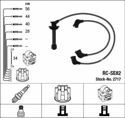 NGK 2717 Ignition cable kit 2717