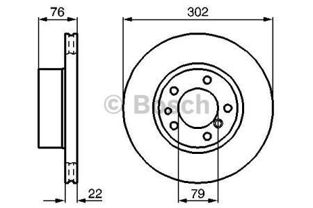 Nipparts N3301100 Brake disc N3301100