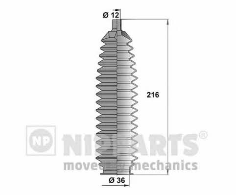 Nipparts N2841024 Bellow kit, steering N2841024