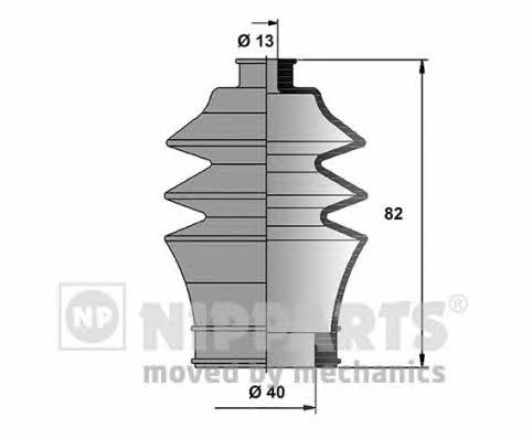 Nipparts N2844019 Bellow kit, steering N2844019