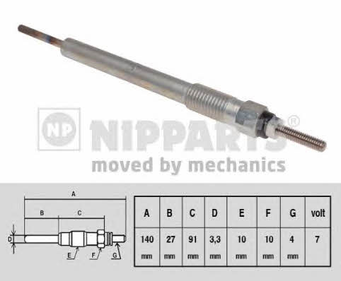 Nipparts N5710507 Glow plug N5710507