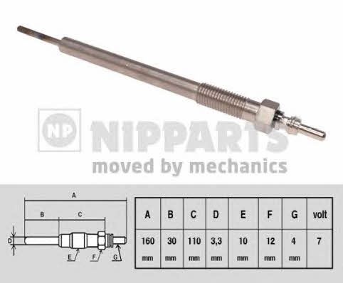 Nipparts N5713017 Glow plug N5713017