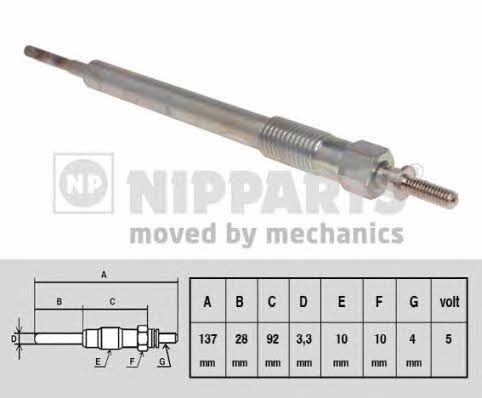 Nipparts N5710508 Glow plug N5710508