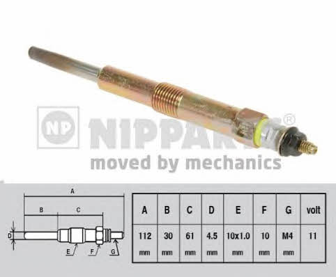 Nipparts J5710501 Glow plug J5710501
