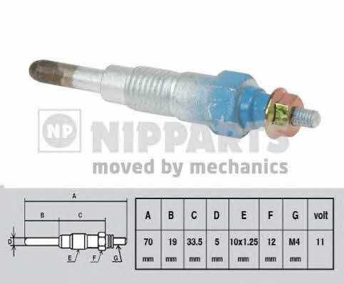 Nipparts J5711010 Glow plug J5711010