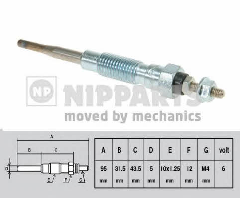 Nipparts J5712006 Glow plug J5712006