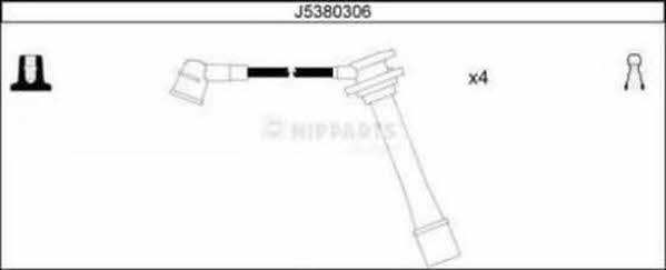 Nipparts J5380306 Ignition cable kit J5380306