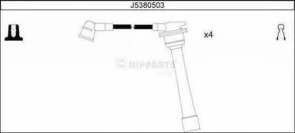 Nipparts J5380503 Ignition cable kit J5380503
