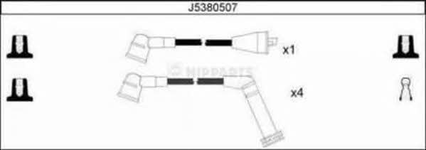 Nipparts J5380507 Ignition cable kit J5380507
