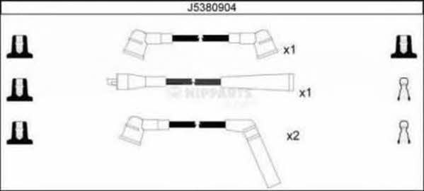 Nipparts J5380904 Ignition cable kit J5380904