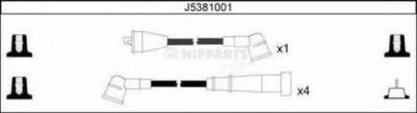 Nipparts J5381001 Ignition cable kit J5381001