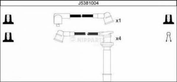 Nipparts J5381004 Ignition cable kit J5381004