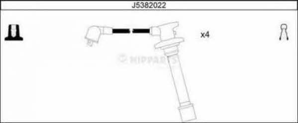 Nipparts J5382022 Ignition cable kit J5382022