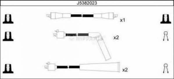 Nipparts J5382023 Ignition cable kit J5382023