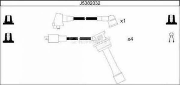 Nipparts J5382032 Ignition cable kit J5382032