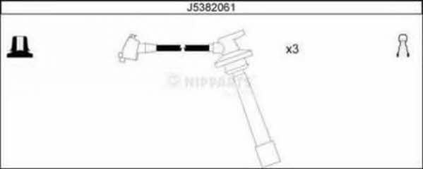 Nipparts J5382061 Ignition cable kit J5382061