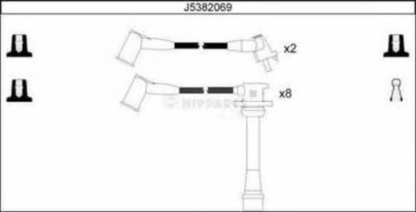 Nipparts J5382069 Ignition cable kit J5382069