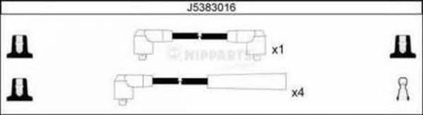 Nipparts J5383016 Ignition cable kit J5383016