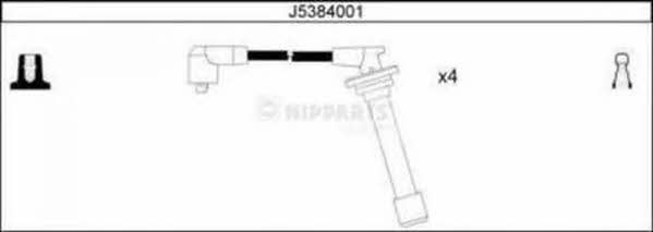 Nipparts J5384001 Ignition cable kit J5384001