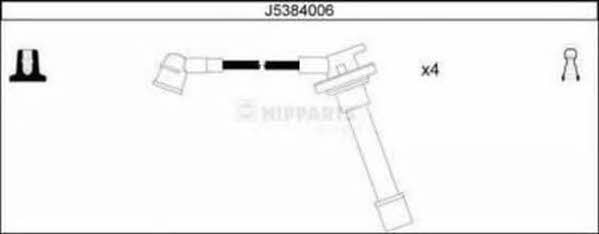 Nipparts J5384006 Ignition cable kit J5384006