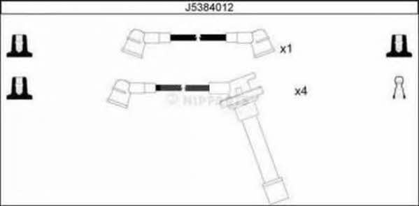 Nipparts J5384012 Ignition cable kit J5384012