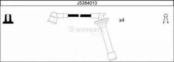Nipparts J5384013 Ignition cable kit J5384013