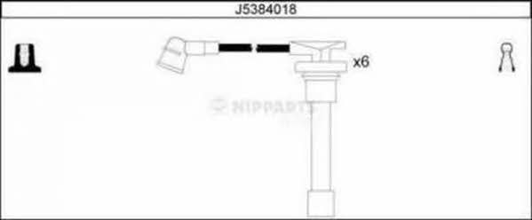 Nipparts J5384018 Ignition cable kit J5384018